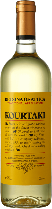 Kourtaki Retsina of Attica – Grekland