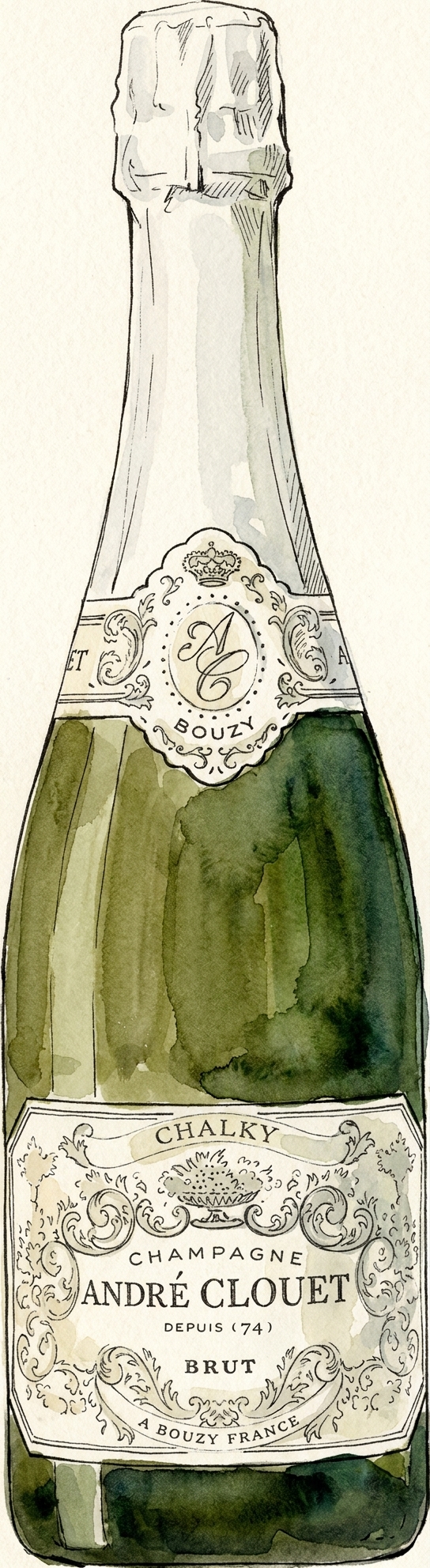 André Clouet Chalky Brut – Frankrike