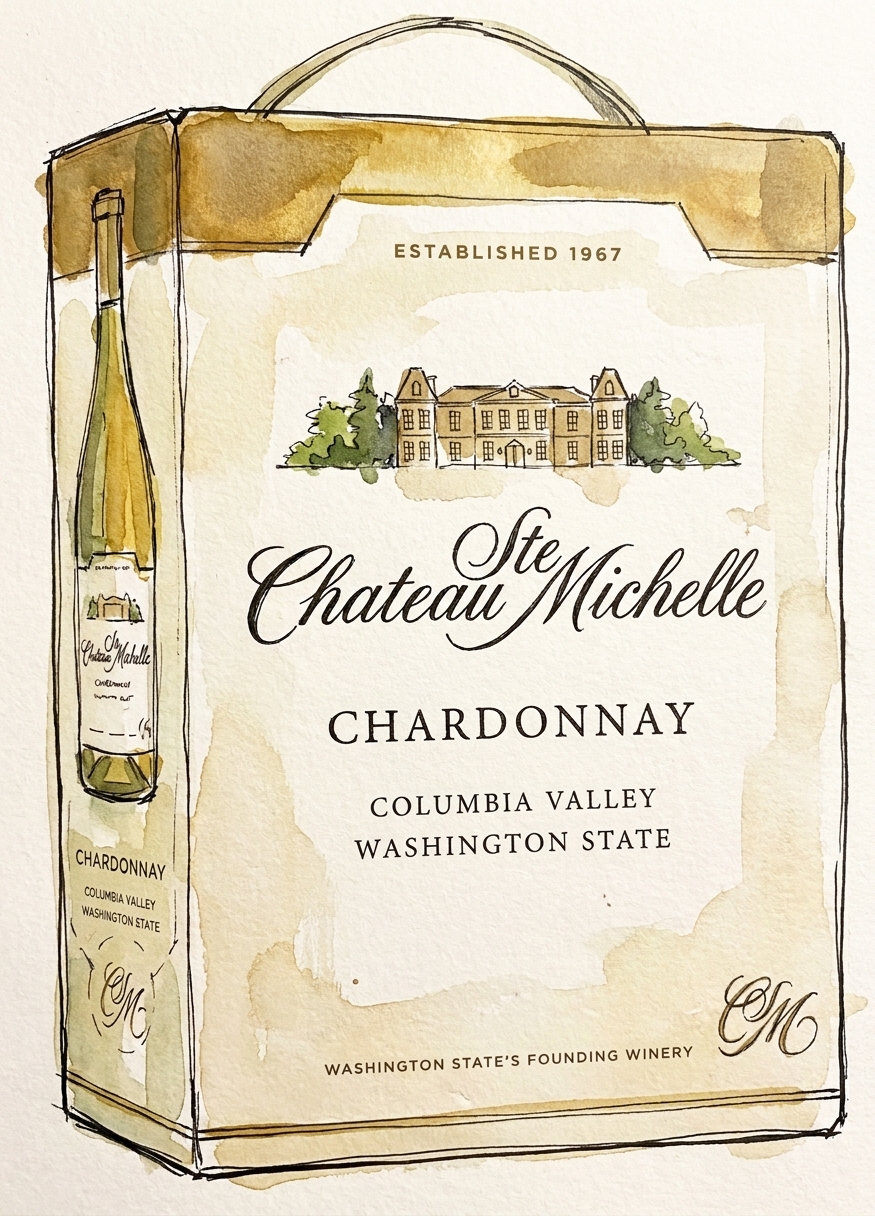 Chateau Ste Michelle Washington State Chardonnay – USA