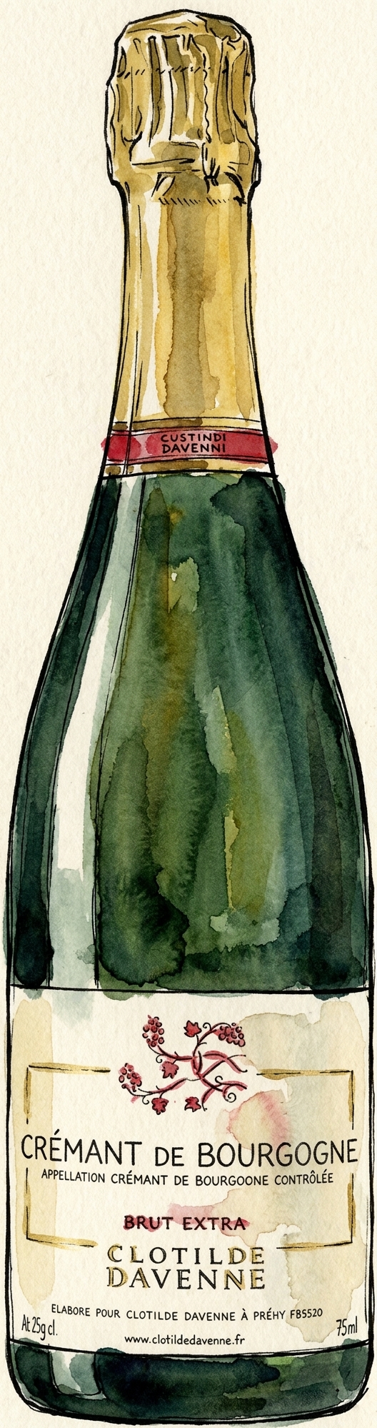 Clotilde Davenne Brut Extra Crémant de Bourgogne – Frankrike