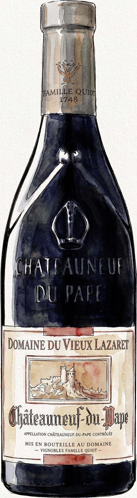 Domaine du Vieux Lazaret Châteauneuf-du-Pape – Frankrike