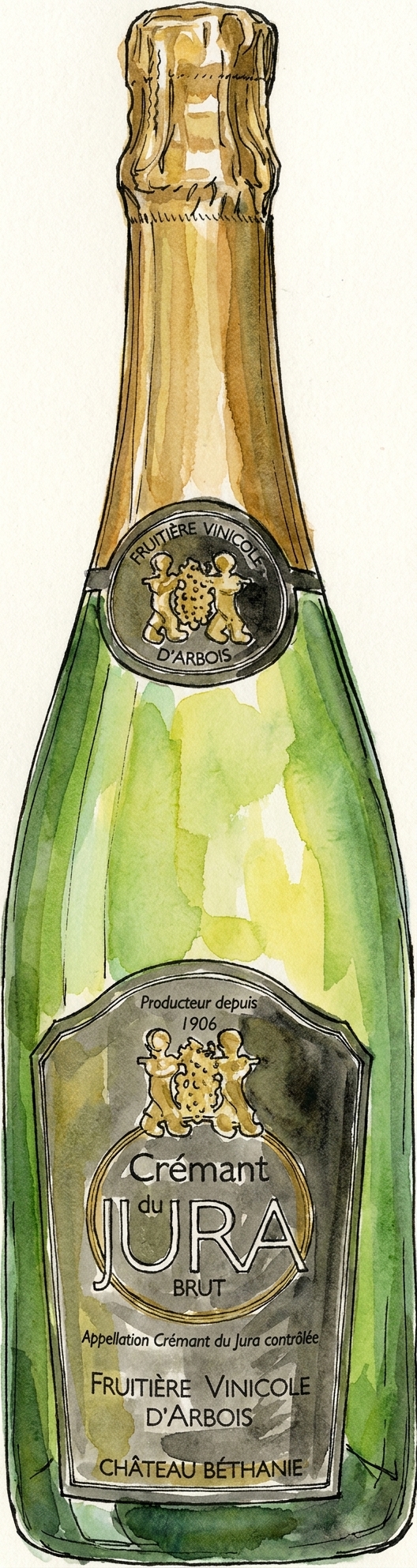 Fruitière Vinicole D’Arbois Crémant du Jura Brut – Frankrike
