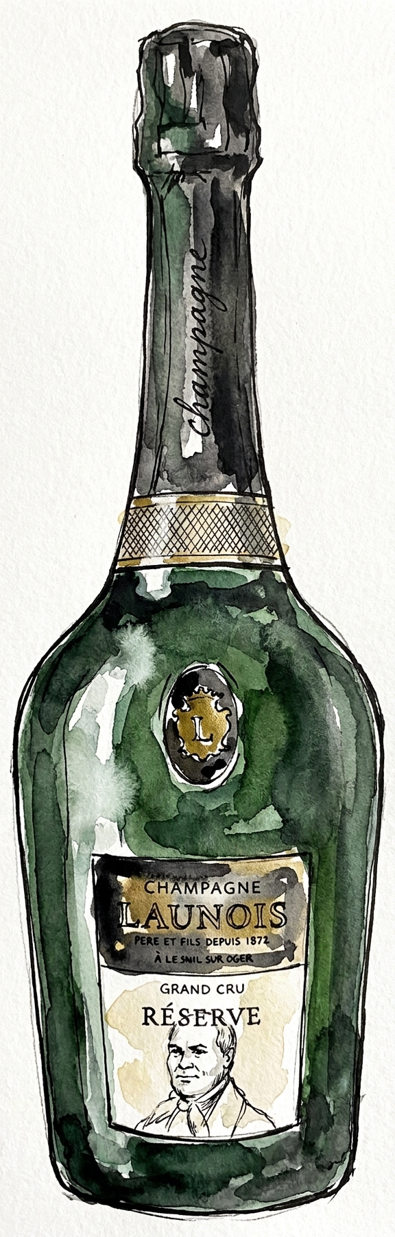 Launois Blanc de Blancs Grand Cru Réserve – Frankrike