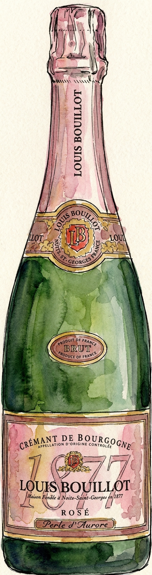 Louis Bouillot Crémant de Bourgogne Rosé Brut – Frankrike