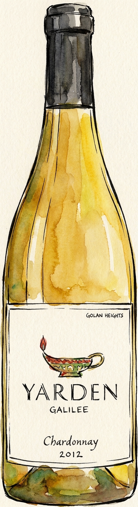 Yarden Chardonnay – Golanhöjderna (israelisk bosättning)
